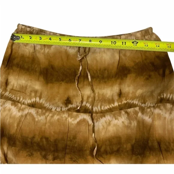 Anne Klein Brown Tie-Dye Maxi Skirt - Picture 3 of 6